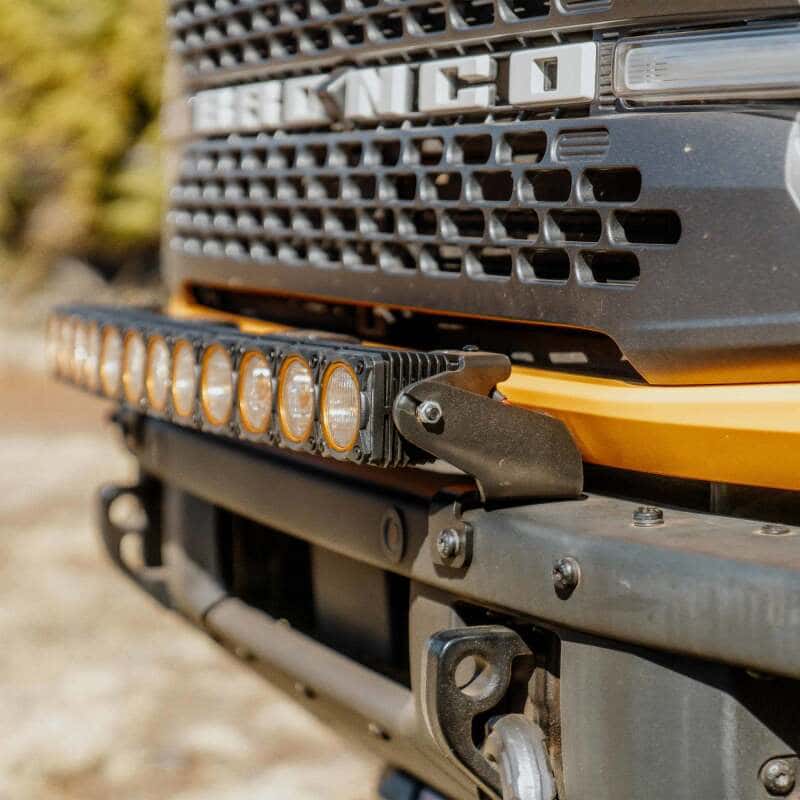 KC HiLiTES — KC HiLiTES 21-24 Ford Bronco Front Bumper Light Bar Mount (For 30in FLEX ERA LED Light Bar) - view 8