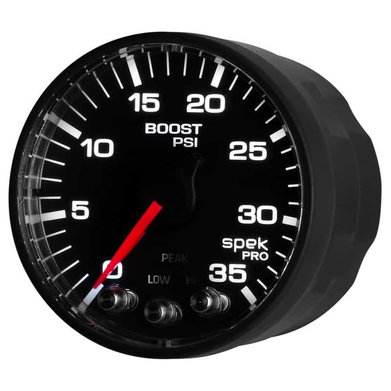 AutoMeter — Autometer Spek-Pro Gauge Boost 2 1/16in 35psi Stepper Motor W/Peak & Warn Black/Black
GA 2" BST 35 BFB SPK - view 12