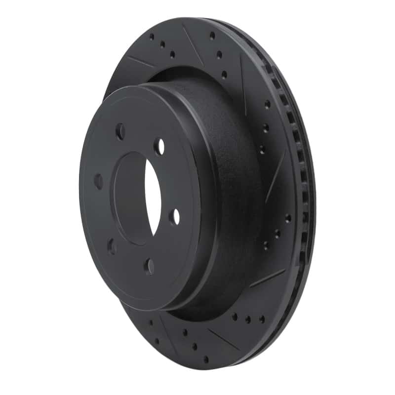 R1 Concepts — R1 12-20 Ford F-150 4WD Rear Right Drilled & Slotted Black Brake Rotor
R1 Brake Rotor Drill - view 2