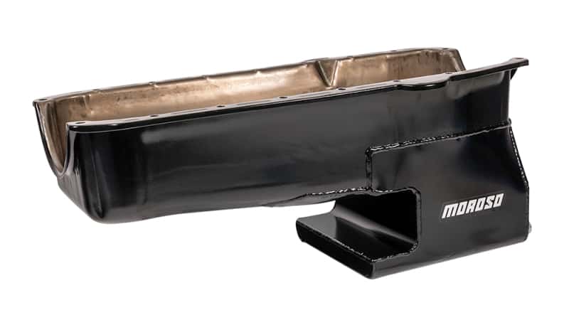 Moroso — Moroso 80-85 SBC w/Passengers Side Dip Stick Dart SHP Chevy II Oil Pan - Black - view 4