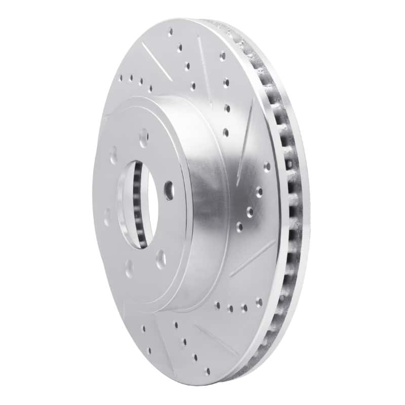 R1 Concepts — R1 03-03 Dodge Durango Front Right Drilled & Slotted Silver Brake Rotor
R1 Brake Rotor Drill - view 2