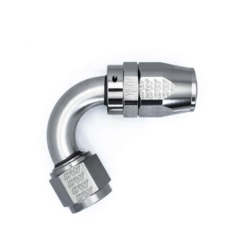 DeatschWerks — DeatschWerks 10AN Female Swivel 120-Degree Hose End CPE - Anodized Titanium - view 2