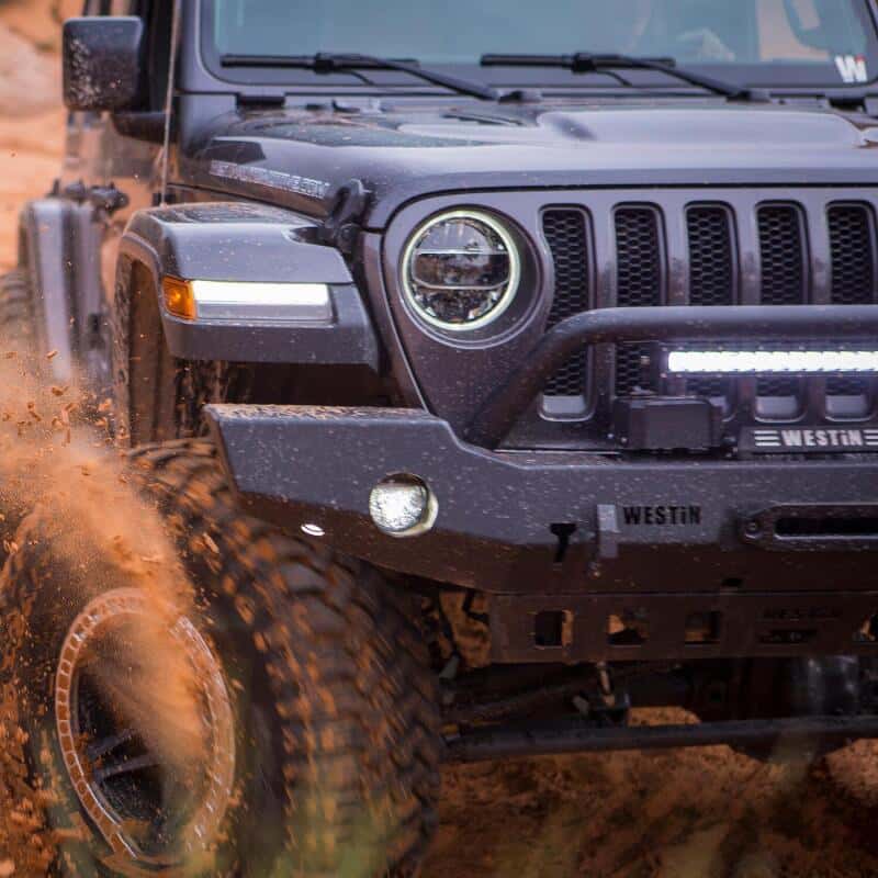 Westin — Westin 18-19 Jeep Wrangler JL WJ2 Full Width Front Bumper w/Bull Bar Textured Black
Bumper- Front
Bumper-Front - view 7