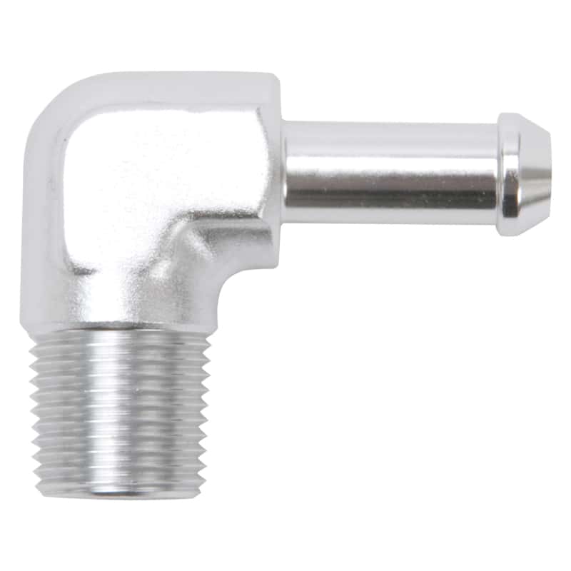 Edelbrock — Edelbrock Hose End 90-Deg 3/8In NPT to 3/8In Barb Clear Anodize
KIT PARTS - view 2