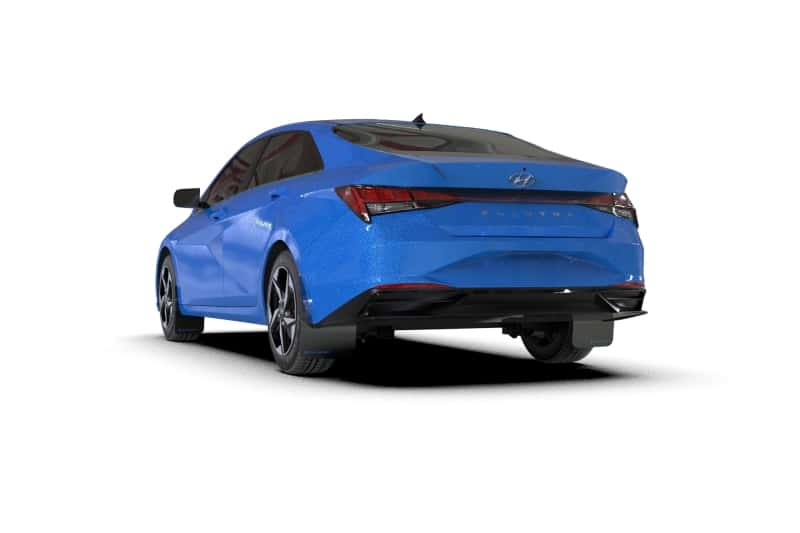 Rally Armor — Rally Armor 21-23 Hyundai Elantra Black UR Mud Flap w/Blue Logo
Mud Flap - view 3