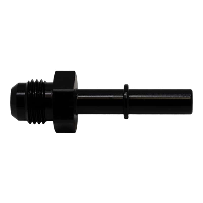 DeatschWerks — DeatschWerks 6AN Male Flare to 5/16in Male EFI Quick Connect Adapter - Anodized Matte Black
Lines & Fittings - view 1