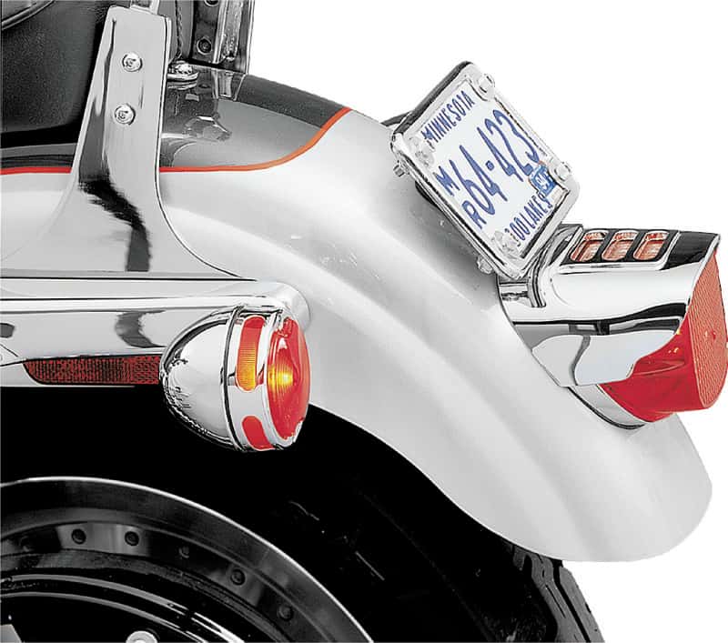 Kuryakyn — Kuryakyn Tail Lamp Visor With Slots Chrome - view 2