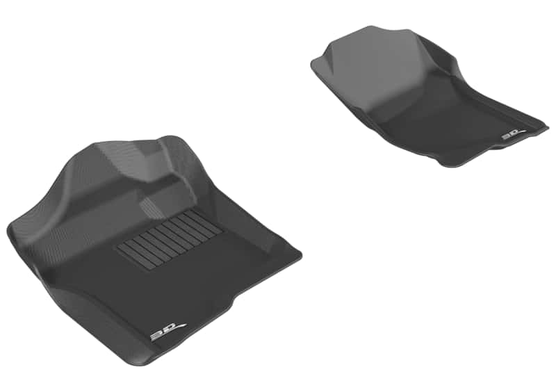 3D MAXpider — 3D MAXpider 2007-2013 Chevrolet Silverado Extended/Crew Cab Kagu 1st Row Floormat - Black
Floor Mat Set - view 1