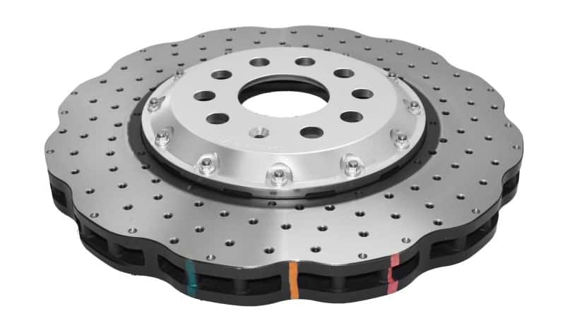 DBA — DBA 15-20 Volkswagen Golf R 3.6L Front 5000 Series Cross Drilled Rotor w/Silver Hat
Brake Rotor
Brake Disc - view 1