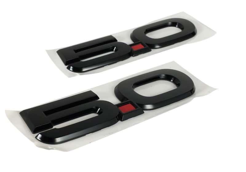 Ford Racing — Ford Racing 15-17 Ford Mustang 5.0L Fender Emblem Black - view 3