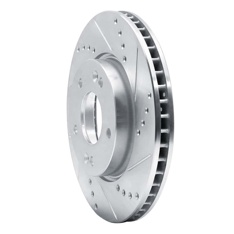 R1 Concepts — R1 10-13 Kia Forte5 Front Right Drilled & Slotted Silver Brake Rotor
R1 Brake Rotor Drill - view 2