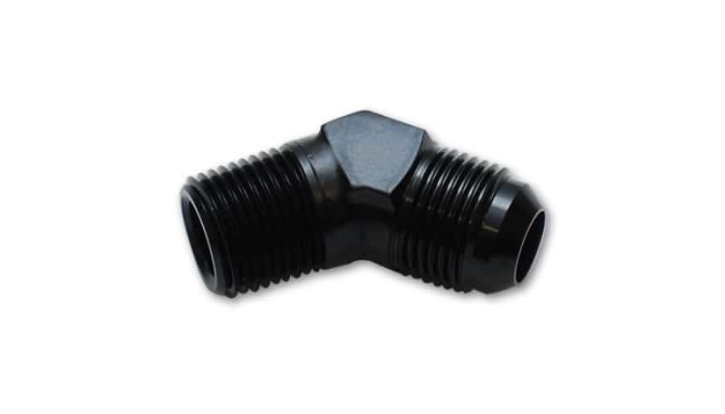 Vibrant — Vibrant -4AN to 1/8in NPT 45 Degree Elbow Adapter Fitting
4AN-1/8"NPT45DegAdpt
-4AN-1/8"NPT45DegFtg
AN Fitting - view 2