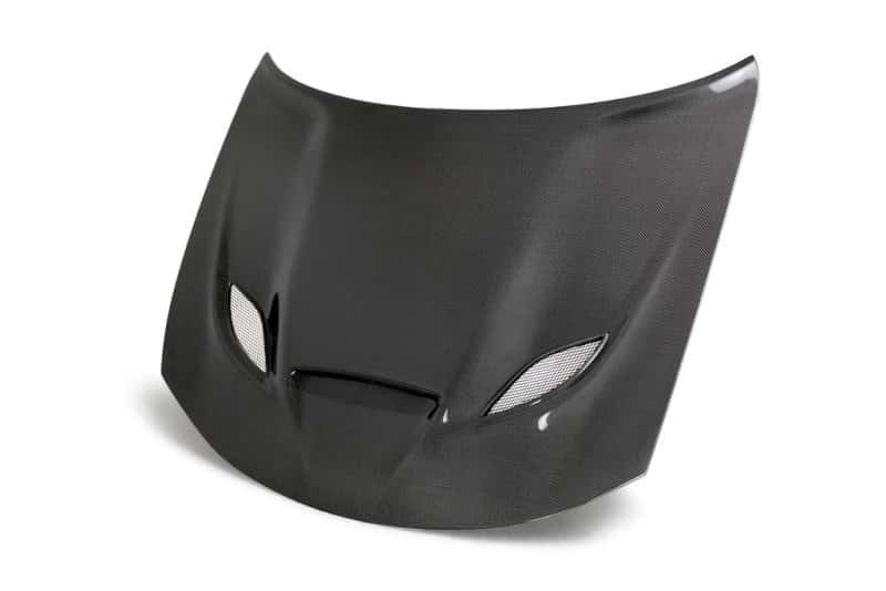 Anderson Composites — Anderson Composites 15-18 Dodge Charger Hellcat Type-OE Style Carbon Fiber Hood - view 2