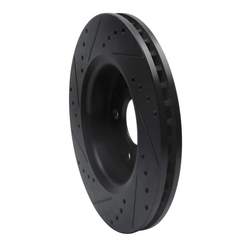 R1 Concepts — R1 05-10 Jeep Commander Front Right Drilled & Slotted Black Brake Rotor
R1 Brake Rotor Drill - view 4