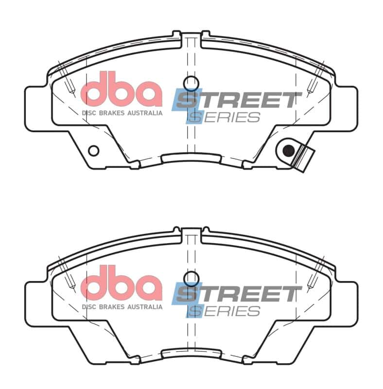 DBA — DBA 11-15 Honda CR-Z Street Series Front Brake Pads
Brake Pad - view 1