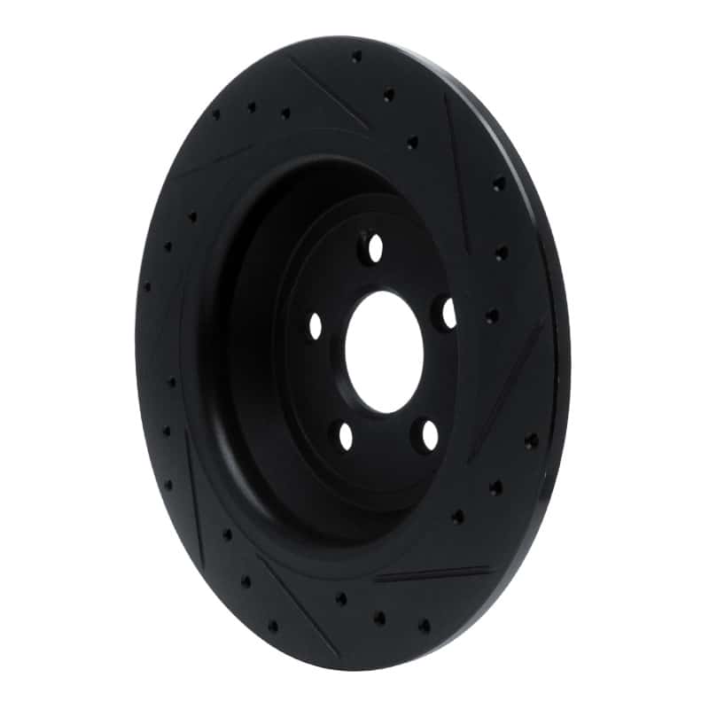 R1 Concepts — R1 15-24 Ford Fusion Rear Left Drilled & Slotted Black Brake Rotor
R1 Brake Rotor Drill - view 4
