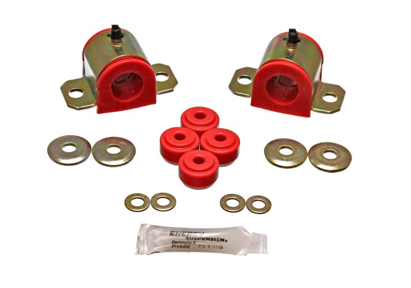 Energy Suspension — Energy Suspension 92-01 Honda Prelude Red 25mm Front Sway Bar Bushings (Sway Bar end link bushings a
Sway Bar Bushing Kit - view 4