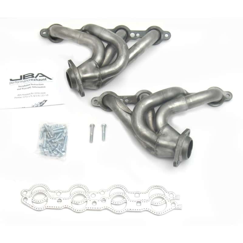 JBA — JBA 04-06 Pontiac GTO 5.7/6.0L LS 1-5/8in Primary Raw 409SS Cat4Ward Header
Exhaust Header - view 2