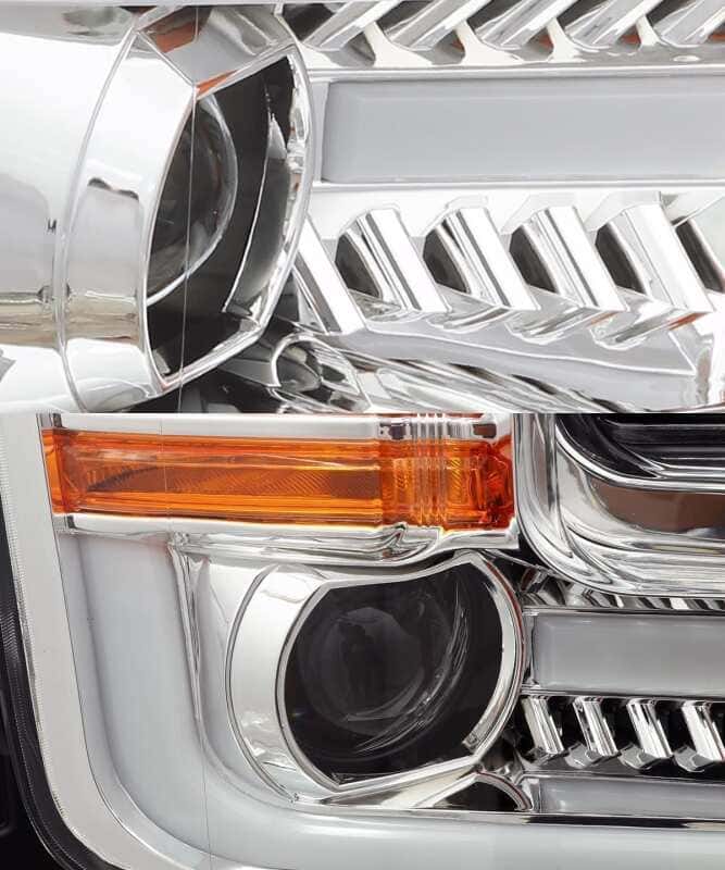 AlphaRex — AlphaRex 15-17 Ford F-150 PRO-Series Projector Headlights Plank Style Chrm w/Activ Light/Seq Signal
Projector Headlights - view 4