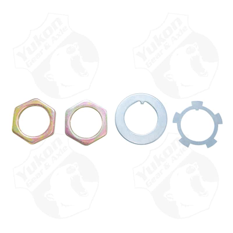 Yukon Gear & Axle — Yukon Gear Toyota Front Spindle Nut and Washer Kit
Spindle nut & washer
Spindle nut/washer - view 1