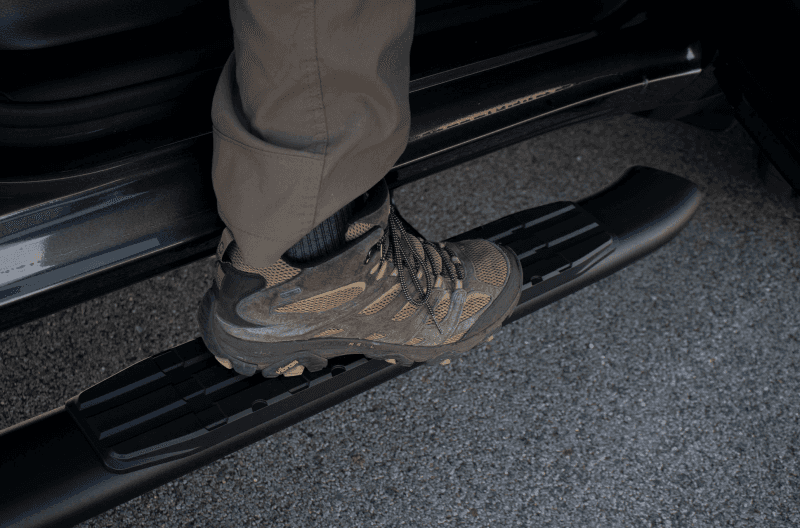 Fishbone Offroad — Fishbone Offroad 2019+ Dodge Ram 1500 Quad Cab Oval Side Steps - Black Textured - view 4