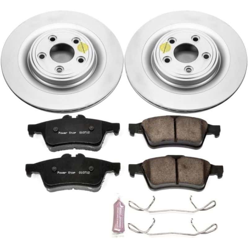 PowerStop — Power Stop 06-08 Jaguar S-Type Rear Z23 Evolution Sport Coated Brake Kit - view 1
