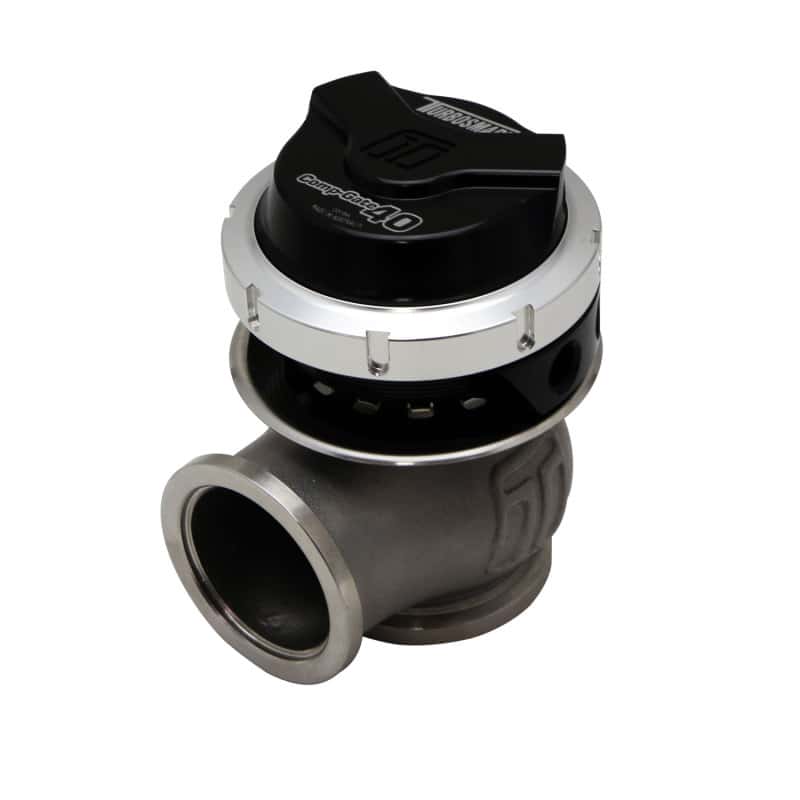 Turbosmart — Turbosmart Gen V WG40 CompGate40 14 PSI External Wastegate - Black
Gen-V Wastegate - view 1