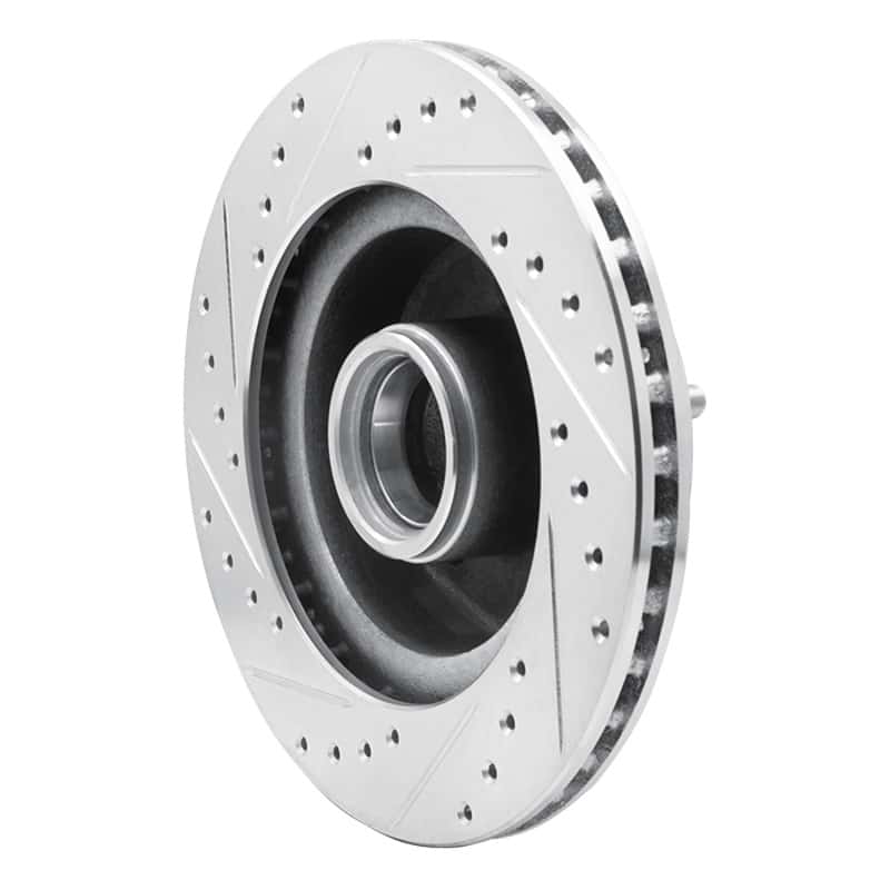 R1 Concepts — R1 1987-1990 Dodge Dakota RWD Front Right Drilled & Slotted Silver Brake Rotor
R1 Brake Rotor Drill - view 4