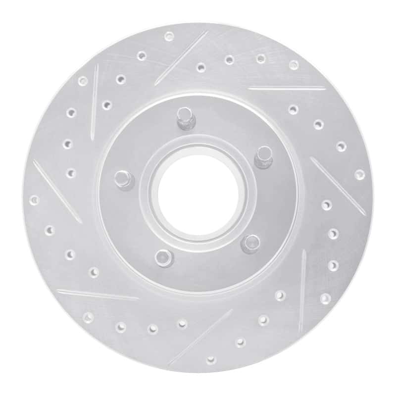 R1 Concepts — R1 95-97 Ford Ranger (USA/Canada) Front Left Drilled & Slotted Silver Brake Rotor
R1 Brake Rotor Drill - view 1