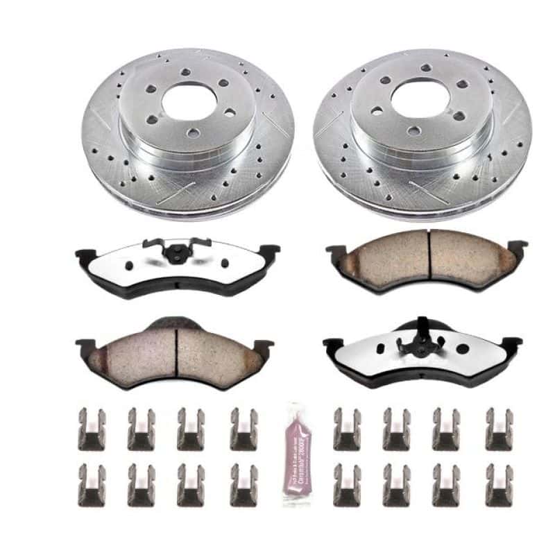 PowerStop — Power Stop 00-02 Dodge Dakota Front Z36 Truck & Tow Brake Kit - view 1