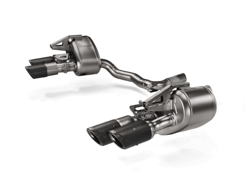 Akrapovic — Akrapovic 2024+ Porsche Panamera Slip-On Line (Titanium) w/ Carbon Tips: Requires V6 or V8 fit kit
Slip-On Line - view 2