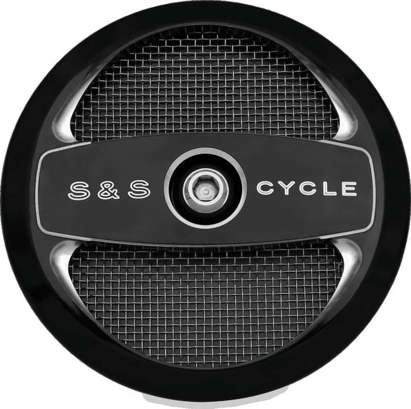 S&S Cycle — S&S Cycle Air 1 Air Cleaner Cover - Gloss Black - view 1
