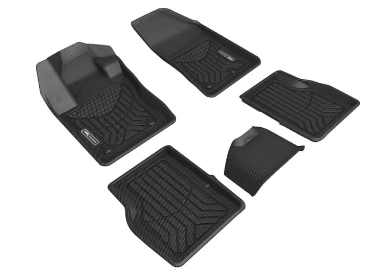 3D MAXpider — 3D MAXpider 17-24 Jeep Compass Maxtrac Black R1 R2
Floor Mat Set - view 1