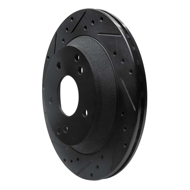 R1 Concepts — R1 88-96 Chevrolet Corvette Rear Left Drilled & Slotted Black Brake Rotor
R1 Brake Rotor Drill - view 2