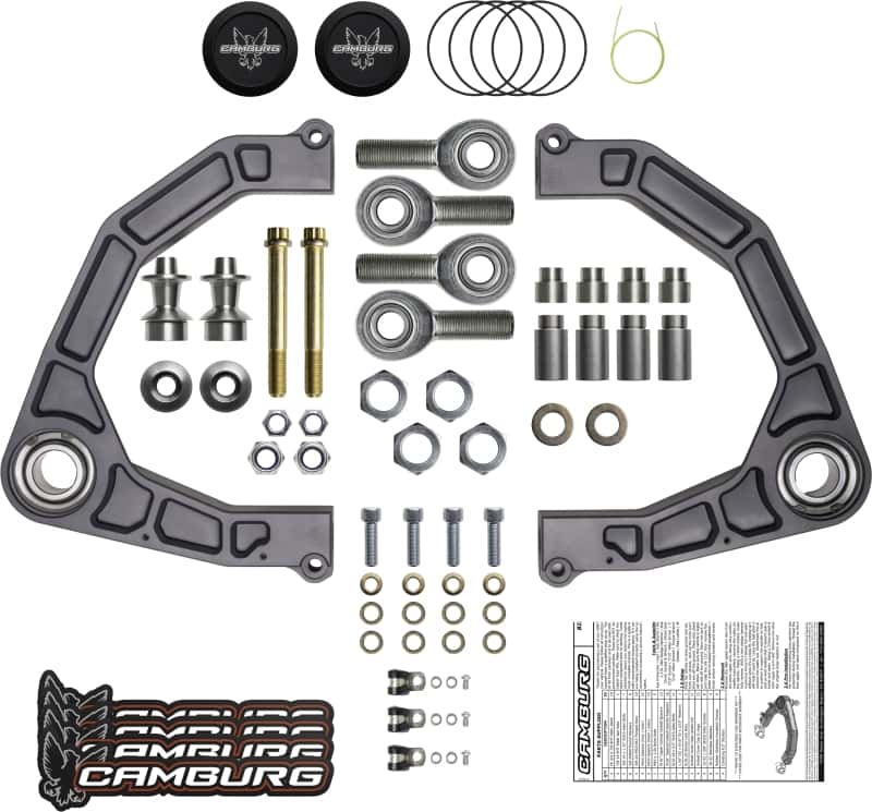 Camburg — Camburg Toyota Tundra 2WD/4WD 22-23 KINETIK V2 Performance Billet Uniball Upper Arms
Control Arm Kit - view 3