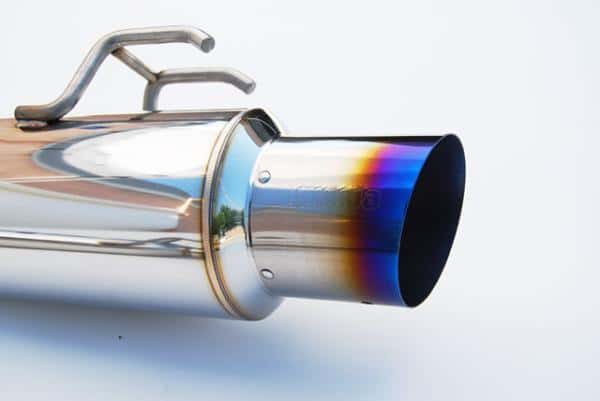 Invidia — Invidia 06+ Civic Si 2dr ONLY 70mm RACING Titanium Tip Cat-back Exhaust - view 2