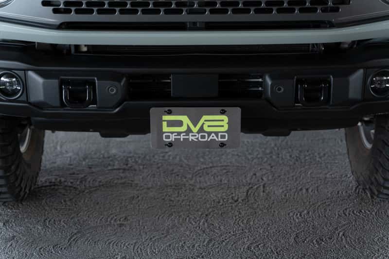 DV8 Offroad — DV8 Offroad 21-23 Ford Bronco Capable Bumper Front License Plate Mount
License Plate Mount - view 12