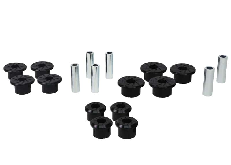 Whiteline — Whiteline 1999-2018 Chevrolet Silverado 1500 Spring - Eye Front/Rear And Shackle Bushing
Bushing Kit - view 3