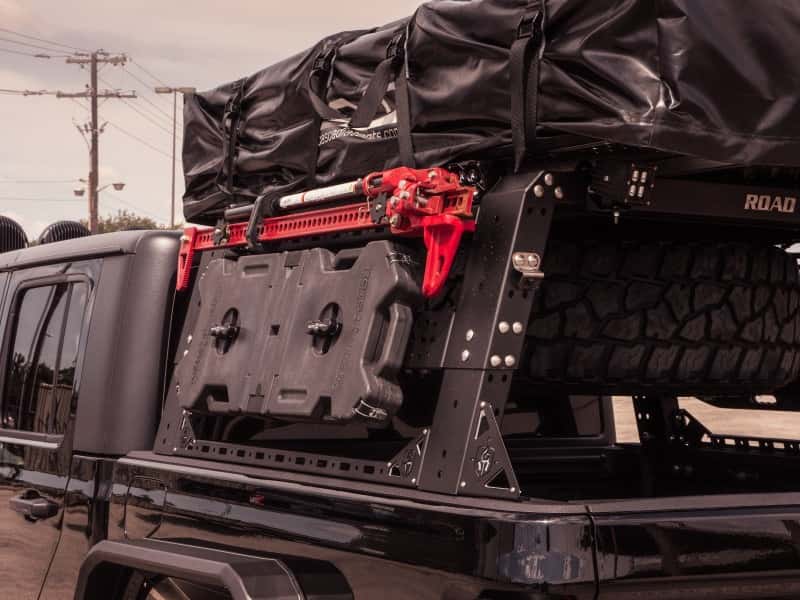 Road Armor — Road Armor Universal 5ft Bed TRECK Adj Bed Rack - Tex Blk (w/o Brackets) - view 10