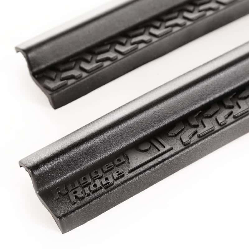 Rugged Ridge — Rugged Ridge 04-06 Jeep Wrangler LJ All Terrain Entry Guard Kit
Door Sill Protector
OFFROAD_INTERIOR - view 3