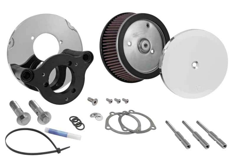 K&N Engineering — K&N Street Metal Intake System Hammer Chrome for Harley-Davidson
Air Intake System - view 3