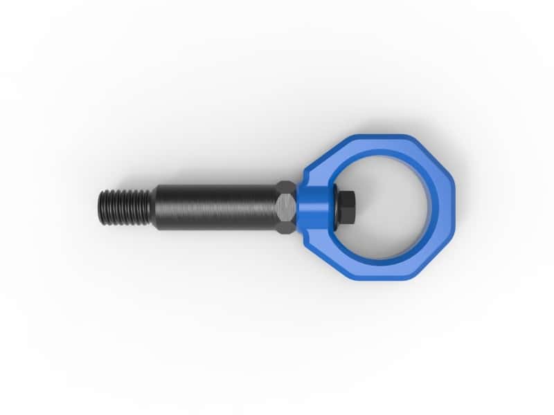 aFe — aFe Control Front Tow Hook Blue BMW F-Chassis 2/3/4/M
Front Tow Hook - view 5