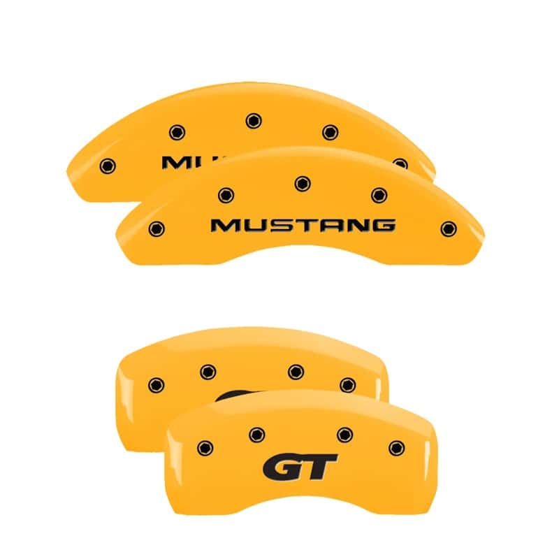 MGP — MGP 4 Caliper Covers Engraved Front Mustang Rear Sn95/Gt Yellow Finish Black Char 1997 Ford Mustang
Caliper Covers - view 1