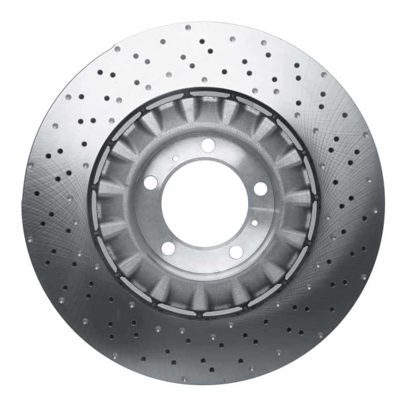 DFC — DFC 15-17 Porsche 911 Left Front Drilled Hi-Carbon Alloy Geomet Coated Rotor
DFC Brake Rotor - view 5