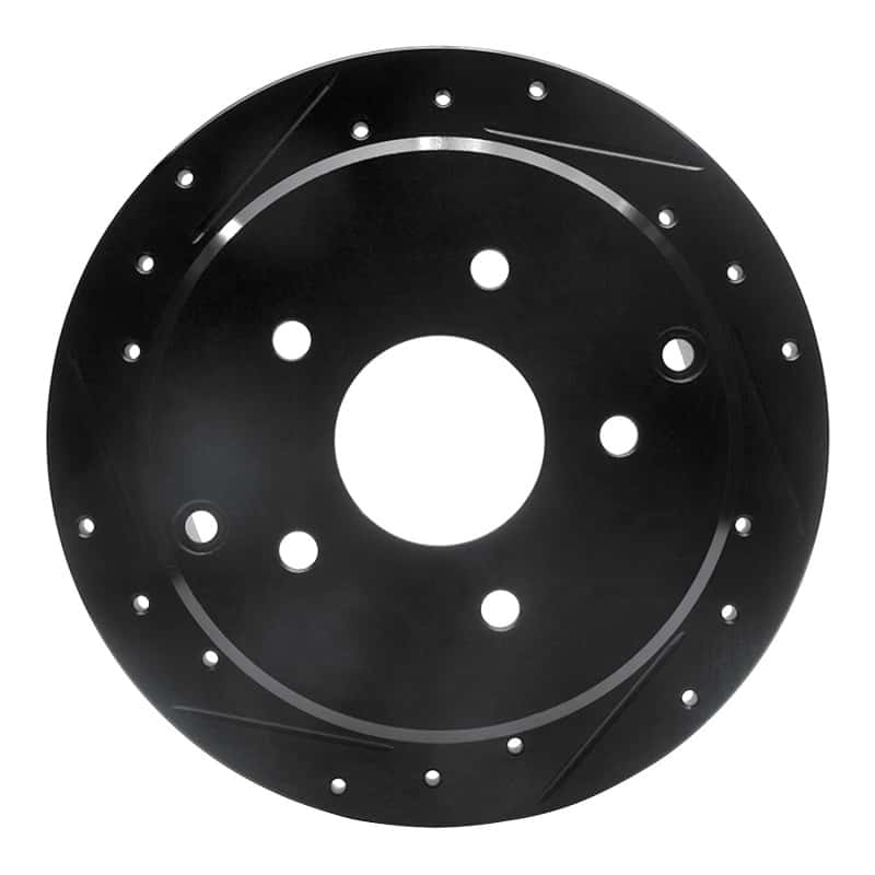 R1 Concepts — R1 04-04 Pontiac GTO Rear Left Drilled & Slotted Black Brake Rotor
R1 Brake Rotor Drill - view 1