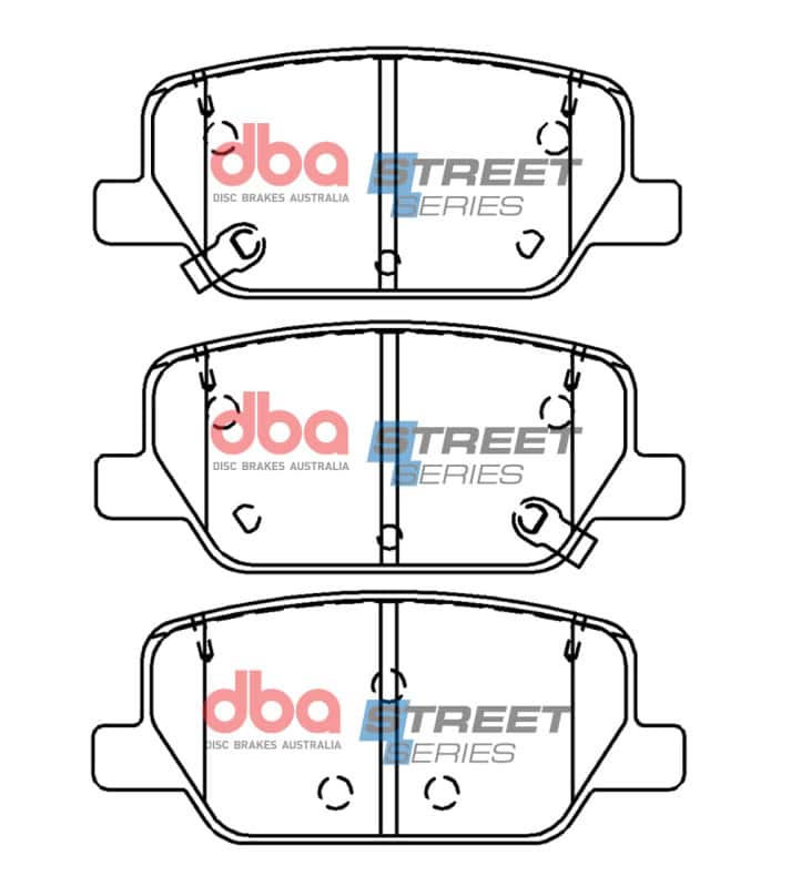 DBA — DBA 2018+ Hyundai Santa Fe (D4HA) Street Series Rear Brake Pads
Brake Pad - view 2