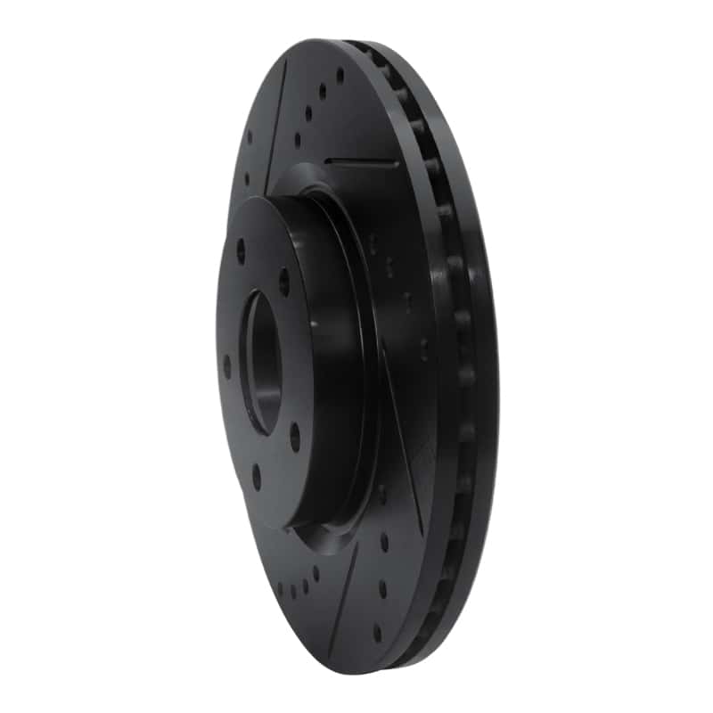 R1 Concepts — R1 13-25 Nissan Altima Front Left Drilled & Slotted Black Brake Rotor
R1 Brake Rotor Drill - view 2