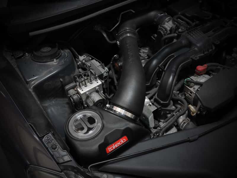 aFe — aFe Takeda Momentum Pro 5R Cold Air Intake System 12-16 Subaru Impreza H4-2.0L
Takeda Intake System - view 3