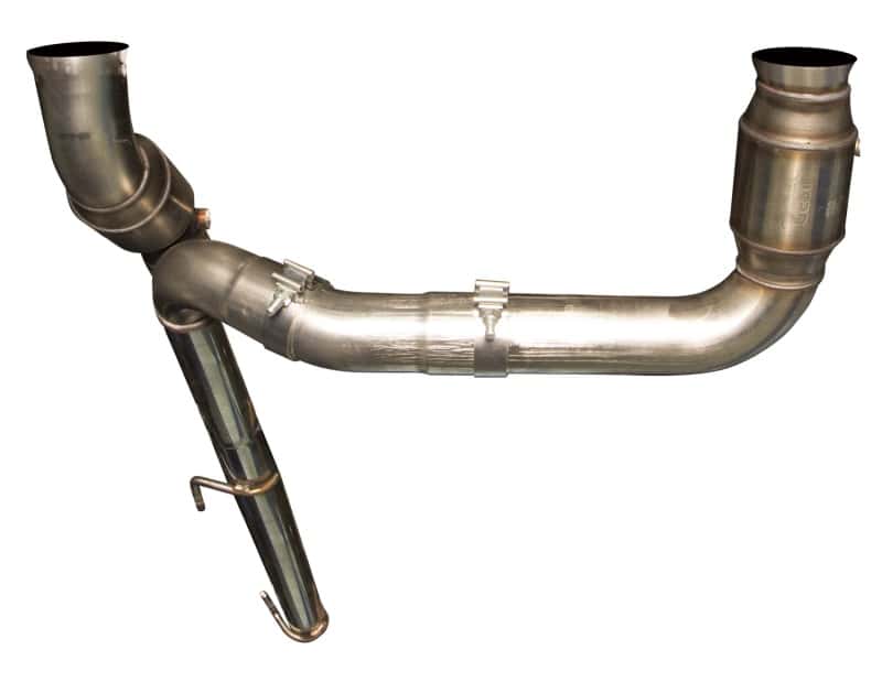 Kooks Headers — Kooks 2009+ Dodge 1500 HEMI Pick Up Truck 3in x OEM Cat SS Y Pipe Kooks Header Req
3in. x OEM Y-Pipe
3" x OEM Y-Pipe - view 3