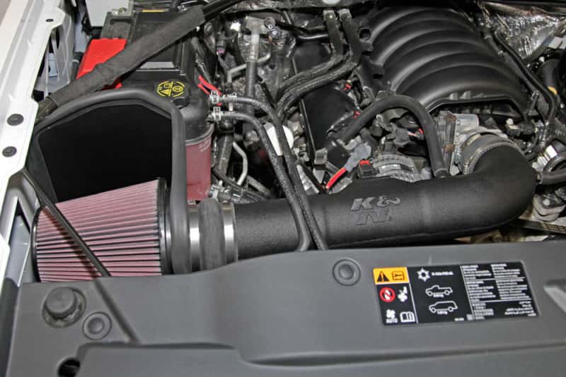 K&N Engineering — K&N 14-15 Chevy/GMC 1500 V-8 5.3/6 2L Performance Intake Kit
Performance Air Inta
Air Intake System - view 5